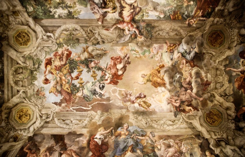 frescoed ceiling by Pietro da Cortona