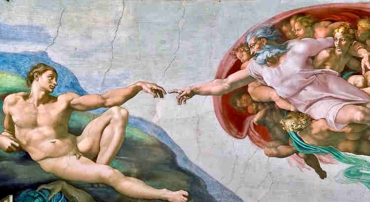 Michelangelo, Creation of Adam, 1512