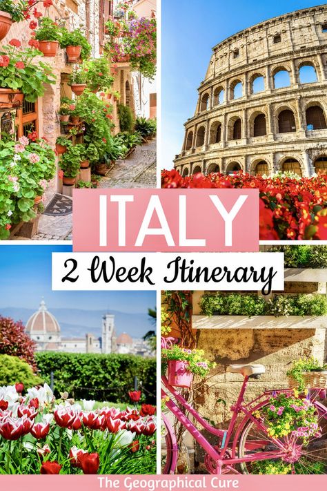 Pinterest pin for 2 weeks in Italy itinerary