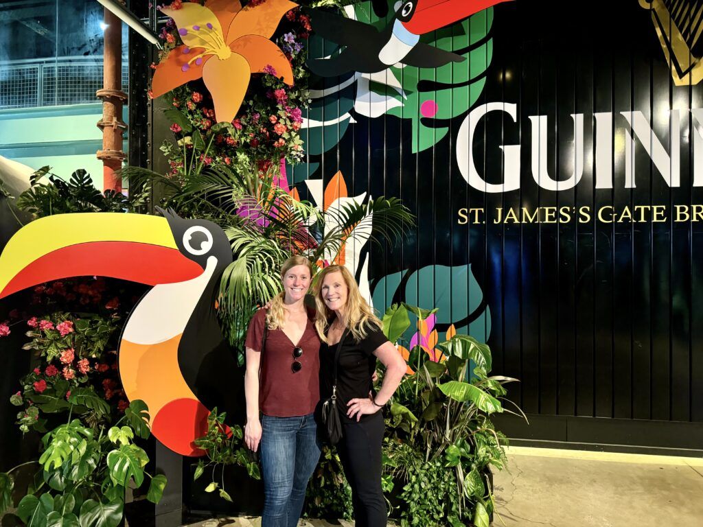 my daughter and I at the Guinness Storehouse