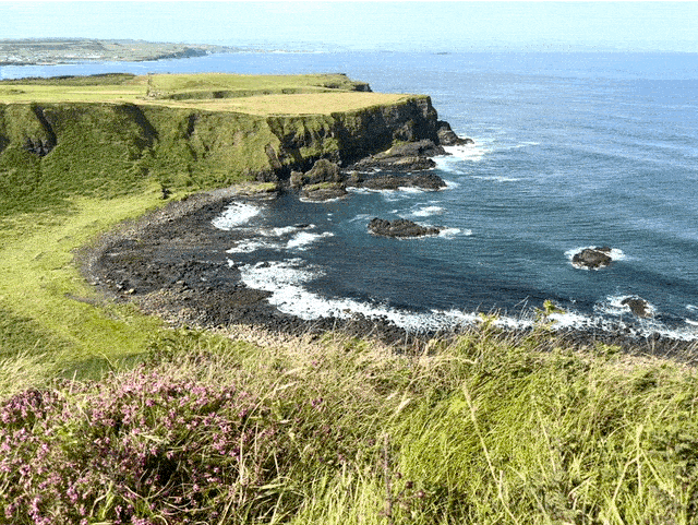 cliffs near Giant's Causeway