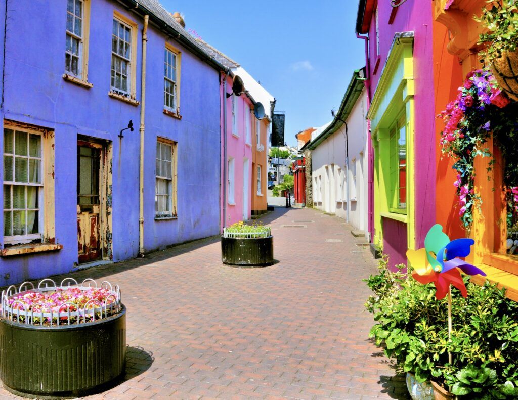 colorful buildings in Kinsale