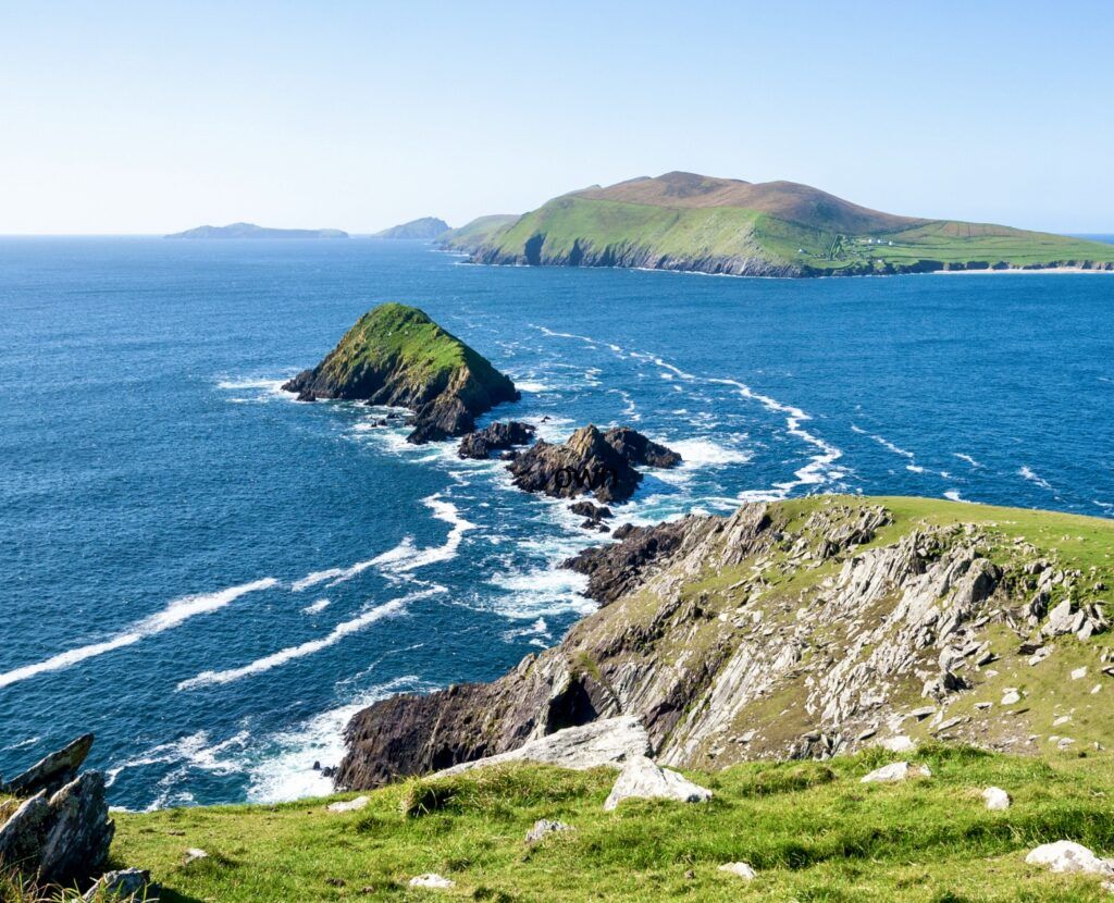 Blasket Islands as as seen from Slea Head Drive