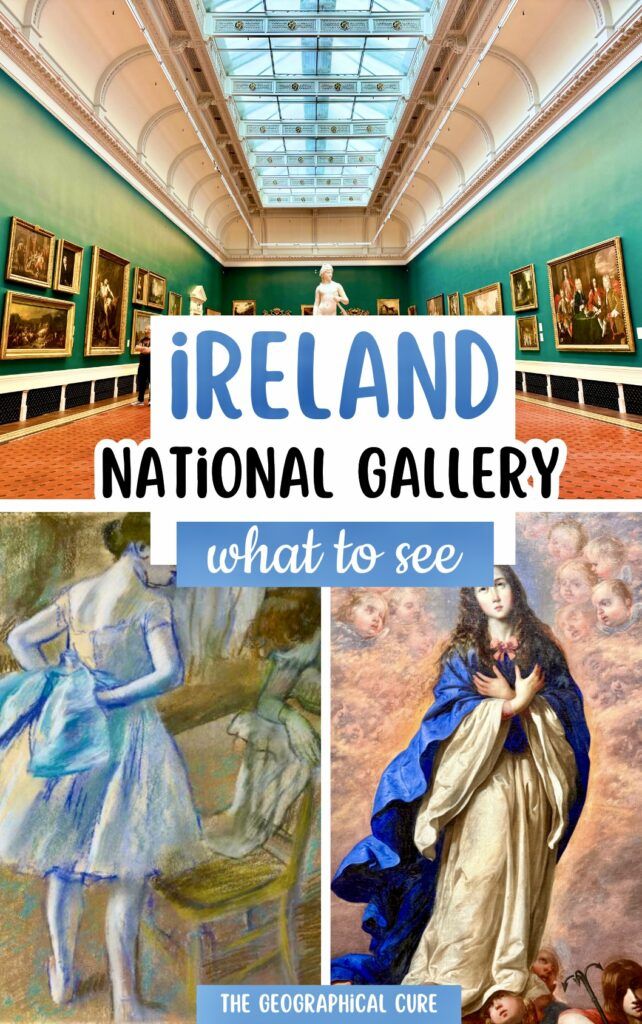 Pinterest pin graphic for guide to the National Gallery of Ireland