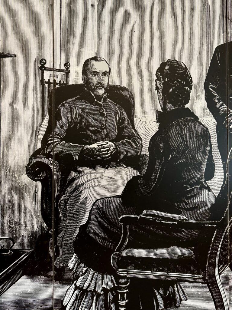 drawling in Parnell's cell