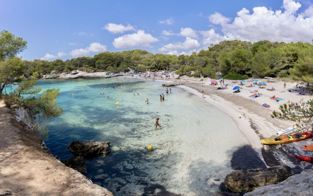 beach in Menorca