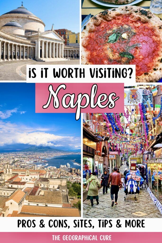 Pinterest pin graphic for is Naples Italy worth visiting