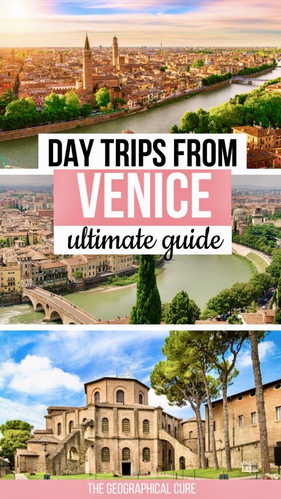 Pinterest pin graphic for best cultural day trips from Venice