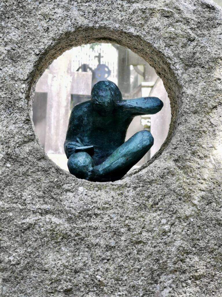 grave of famous Irish writer Brendan Behan