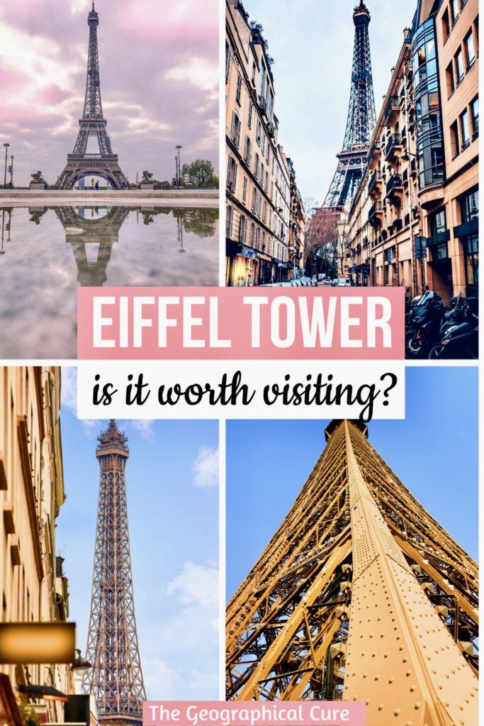Pinterest pin graphic for is the Eiffel Tower worth visiting