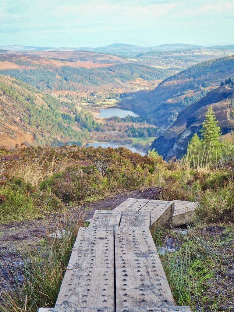 wooden path on the White Route
