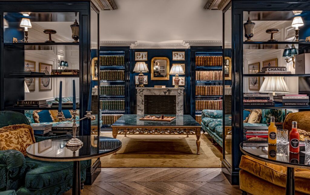 library with books