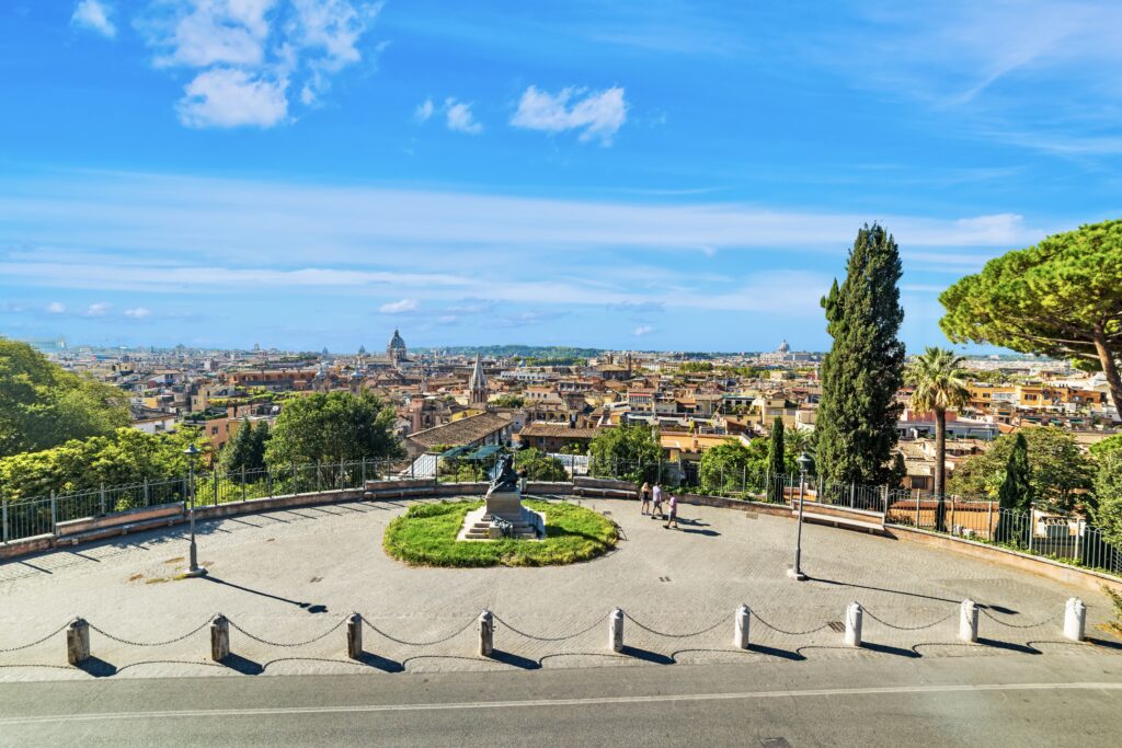 view from the Pincio Terrace