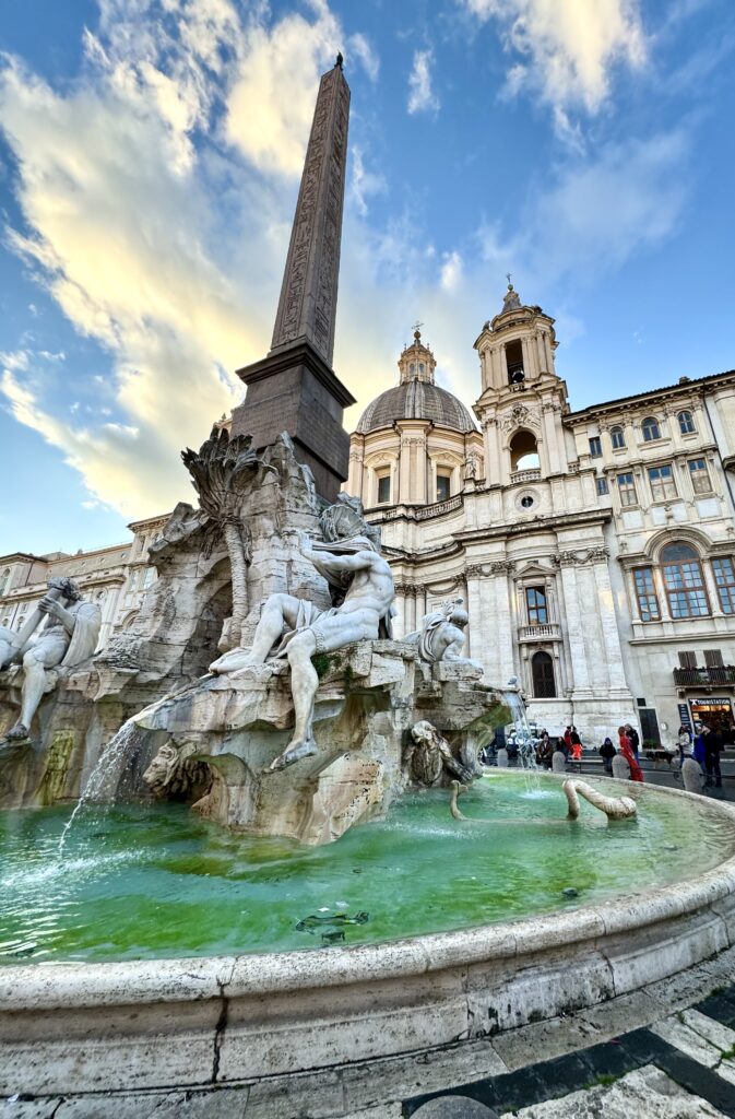 another view of the Fountain of Four Rivers