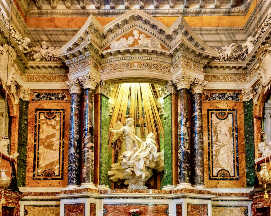 Ecstasy of Saint Teresa in the Church of Santa Maria delle Vittoria