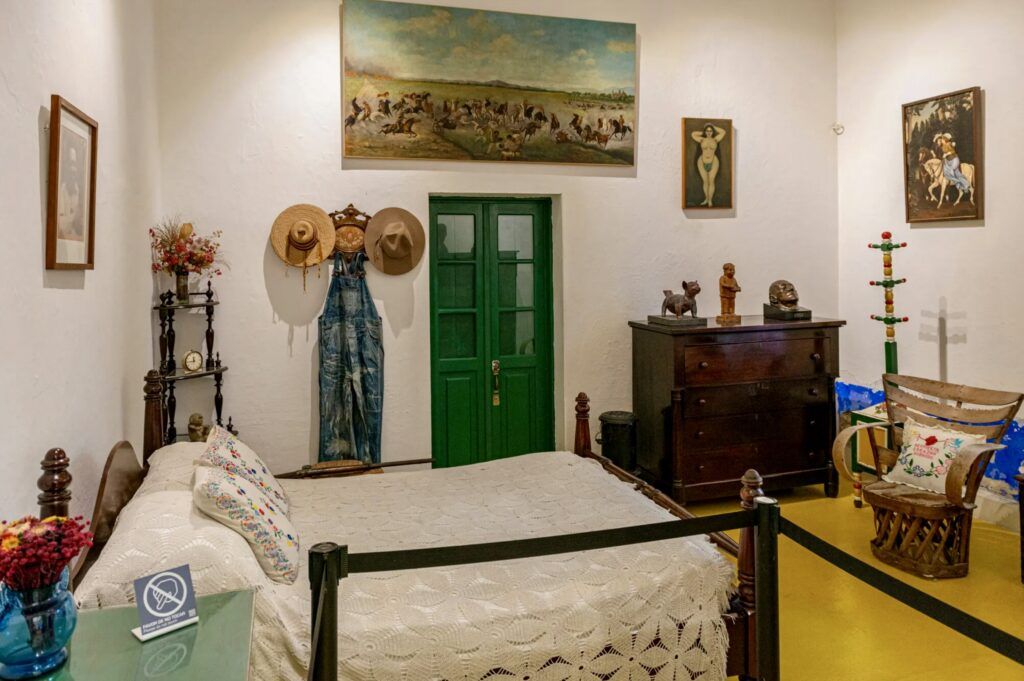 Kahlo's bedroom in Casa Azul