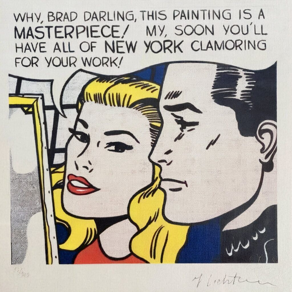 Lichtenstein, Masterpiece, 1962