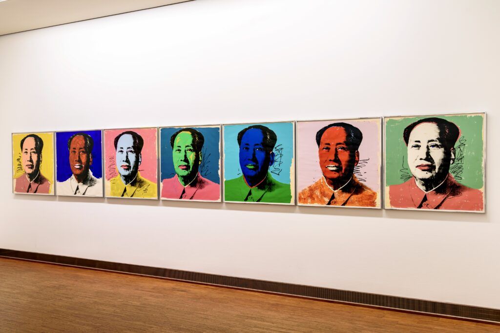 Warhol Mao Tse-Tung paintings, 1972