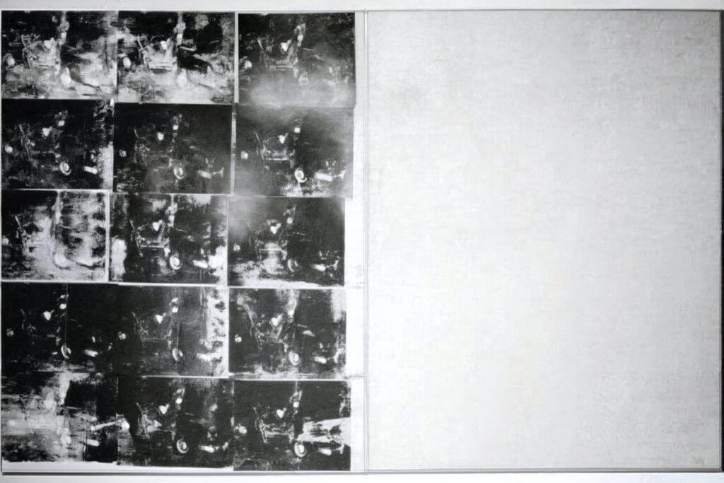 Warhol, Silver Car Crash, Double Disaster, 1963