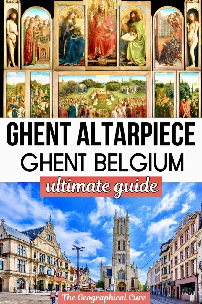 Pinterest pin graphic for guide to the Ghent Altarpiece