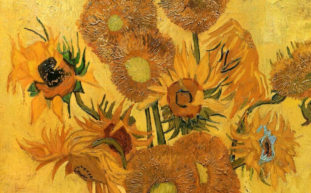 Van Gogh, Sunflowers, 1889