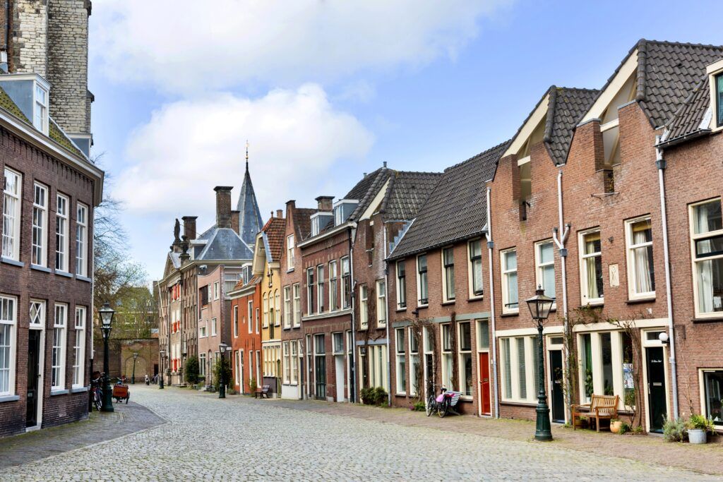 pretty houses in Leiden