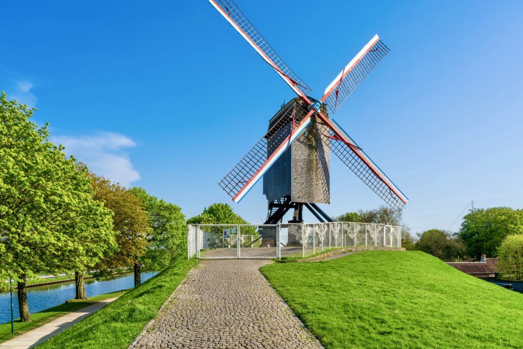 windmill in Bruges