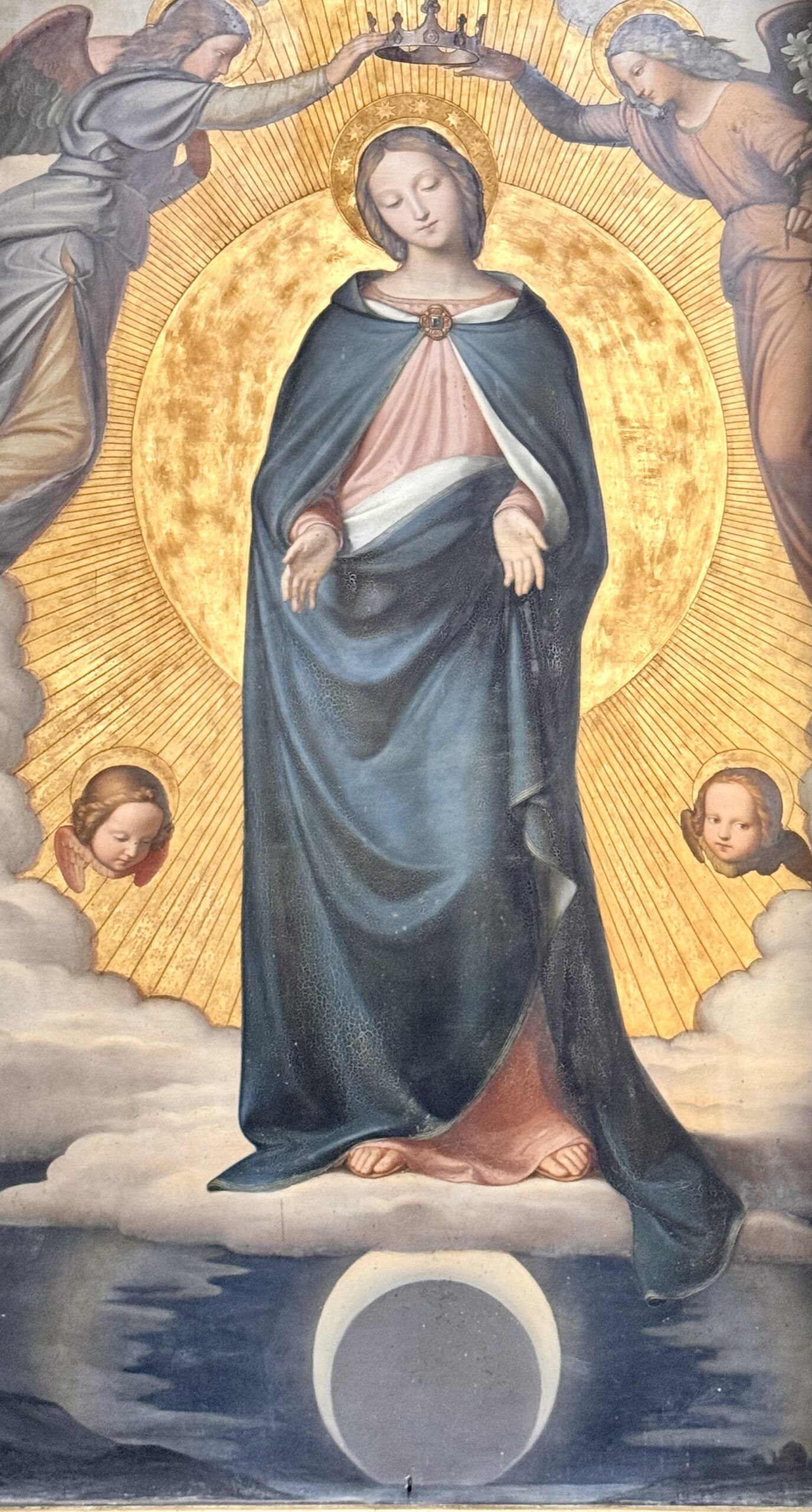 fresco in the church chapel