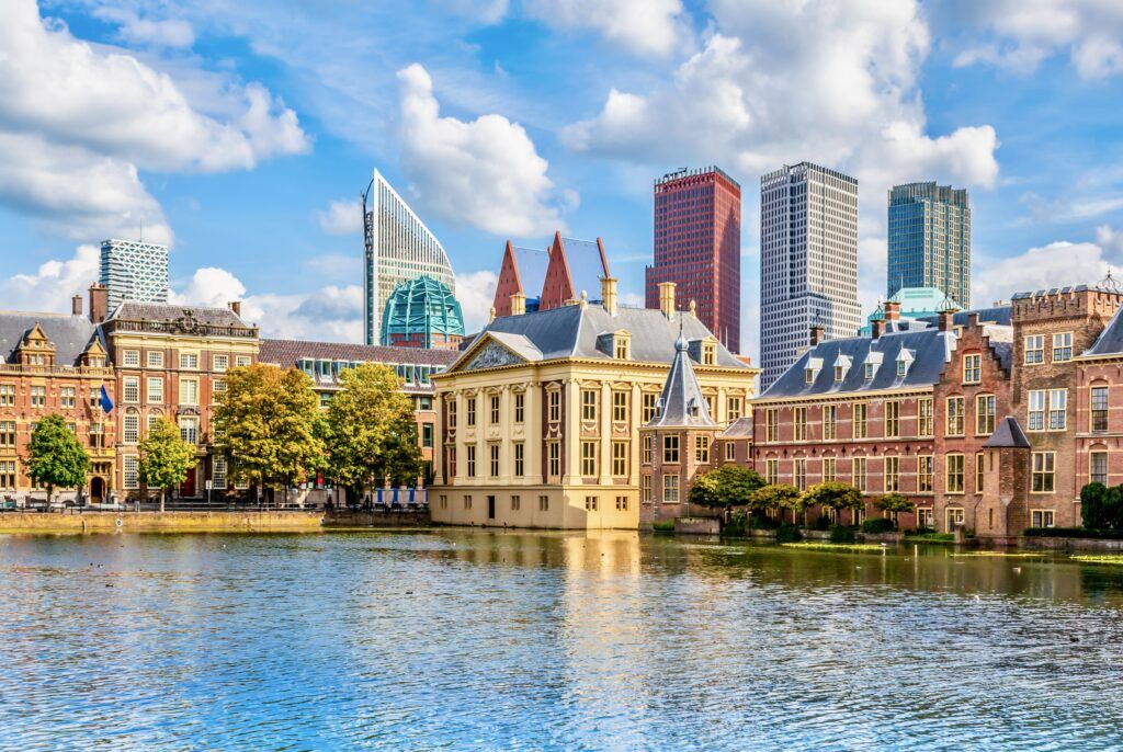 skyline of The Hague
