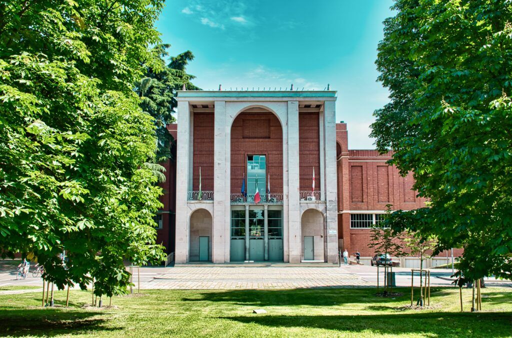 entrance of Triennale di Milano