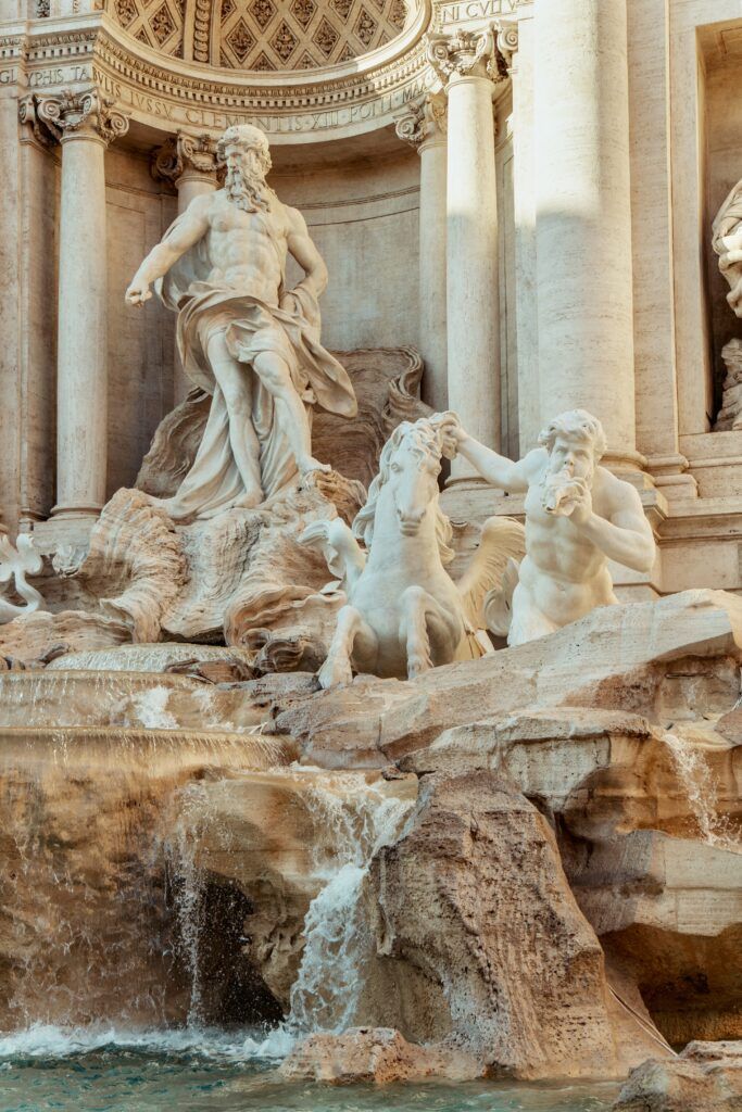 view of Oceanus and the wild horse