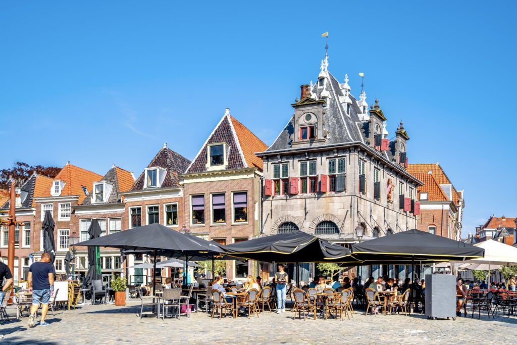 main square in Hoorn