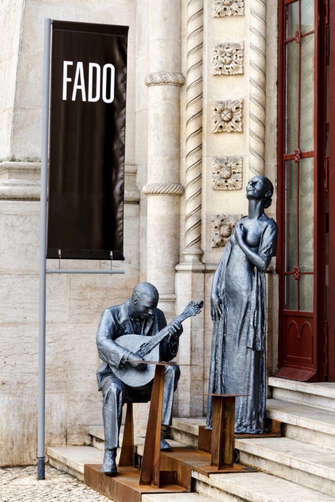 Fado monument in Lisbon