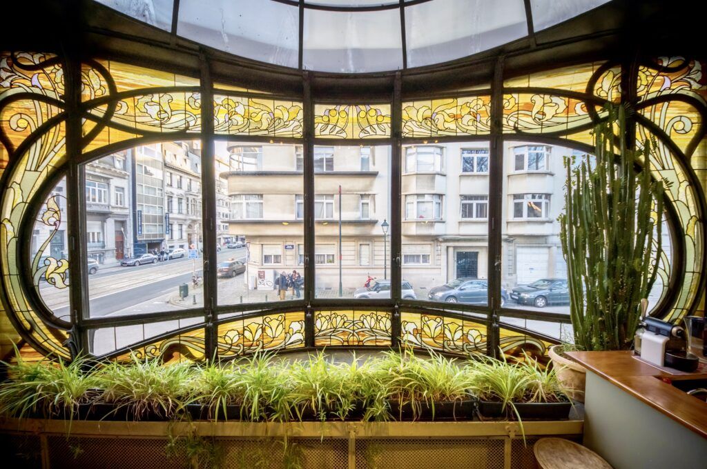 beautiful window in Maison Hanon