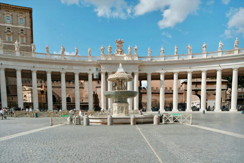 Bernini fountain in St. Peter's Square
