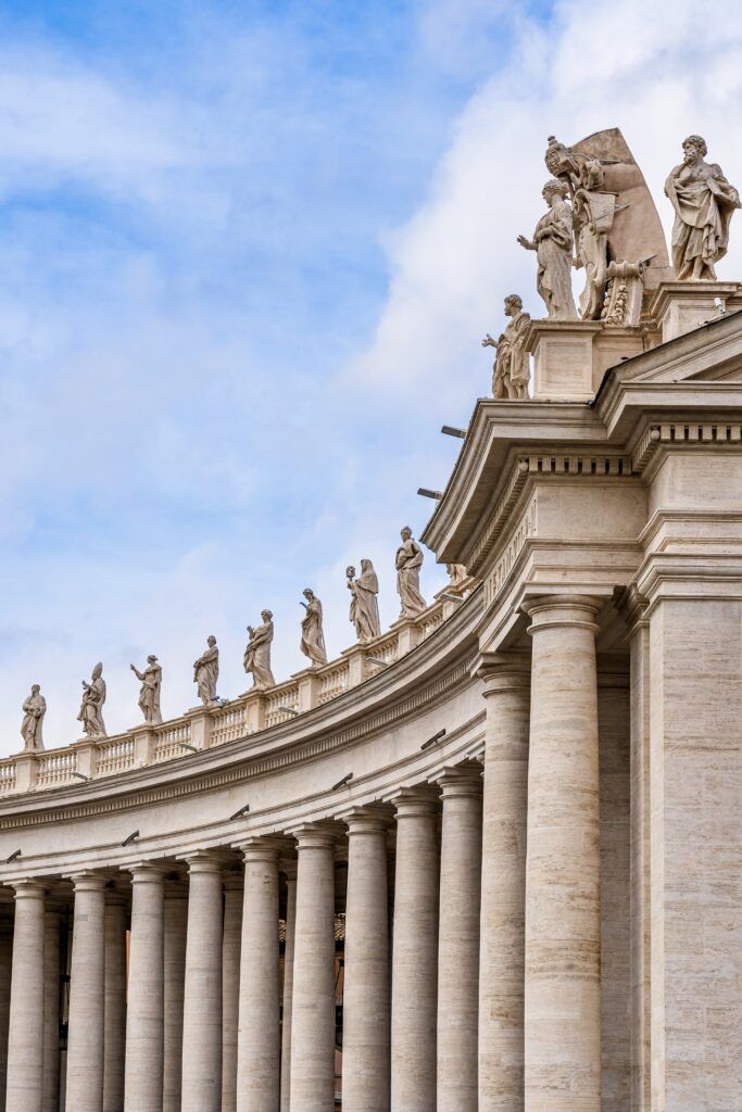 Bernini colonnade in St. Peter's Square