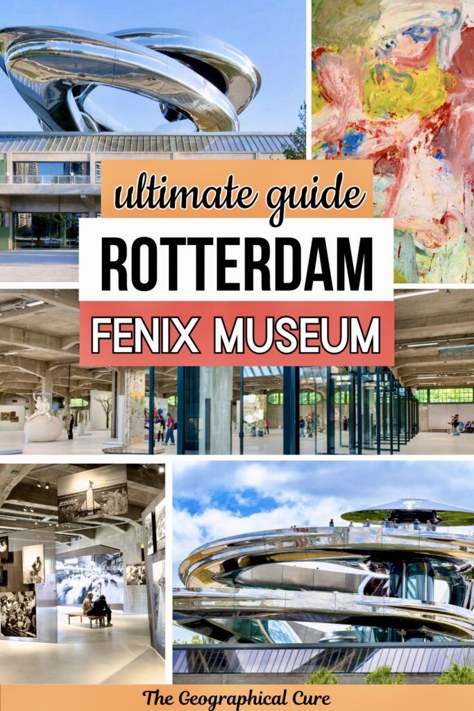 Pinterest pin graphic for guide to the FENIX Museum of Migration in Rotterdam