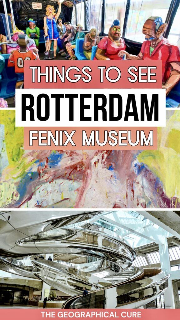 Pinterest pin graphic for guide to the FENIX Museum of Migration in Rotterdam