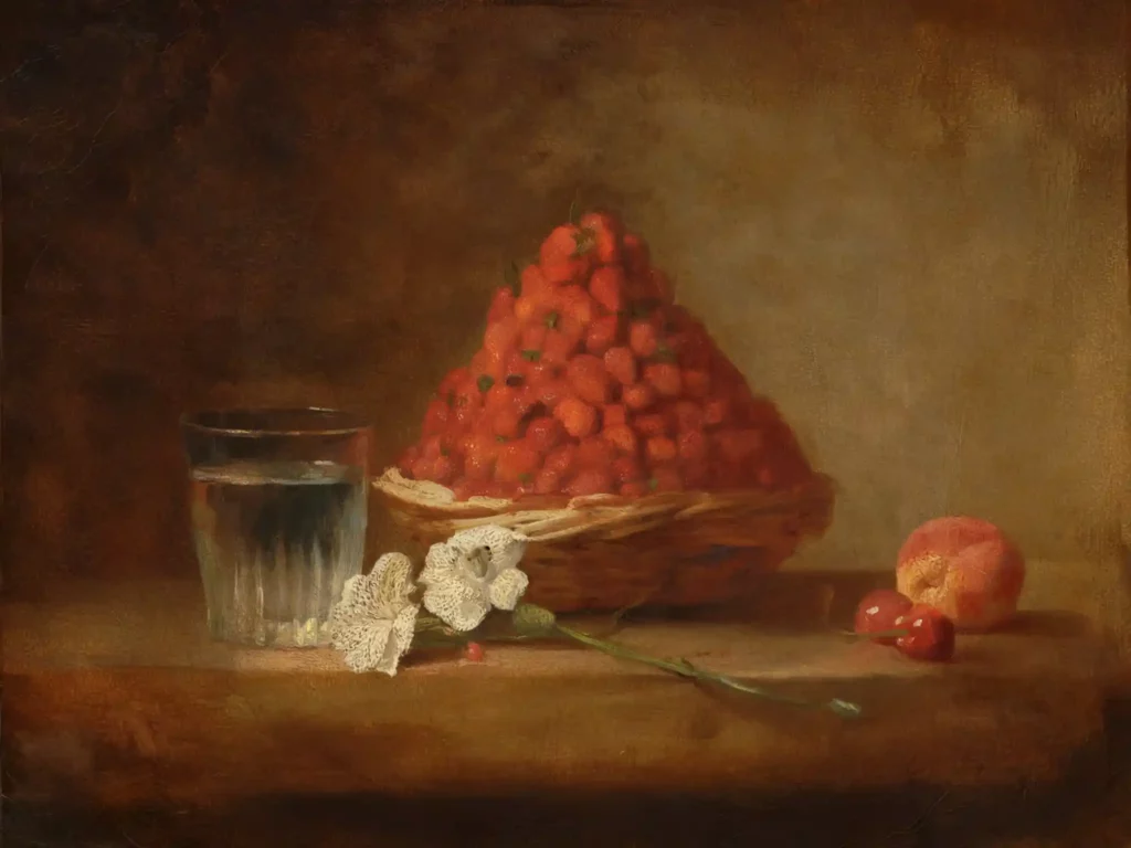 Chardin, Basket of Wild Strawberries, 1761