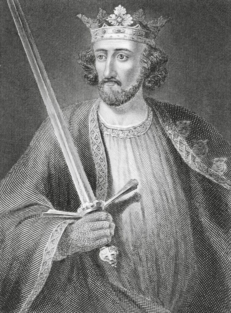 engraving of King Edward I