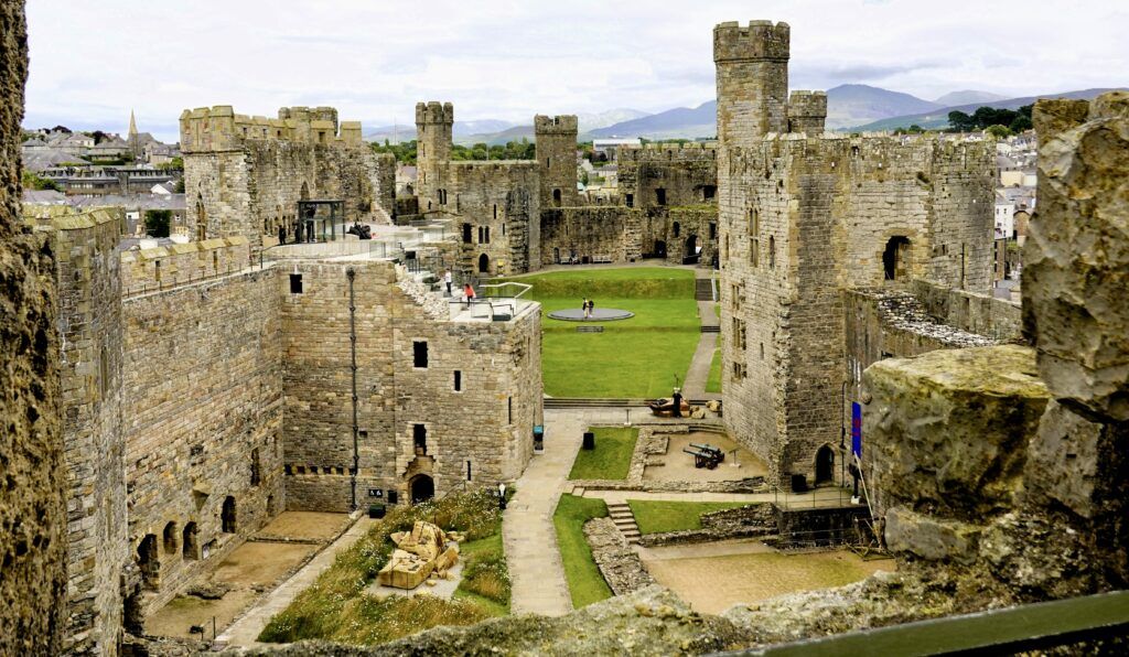 Caernarfon Castle in Wales