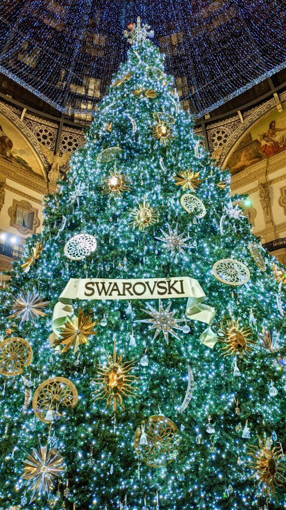 Christmas tree in Milan