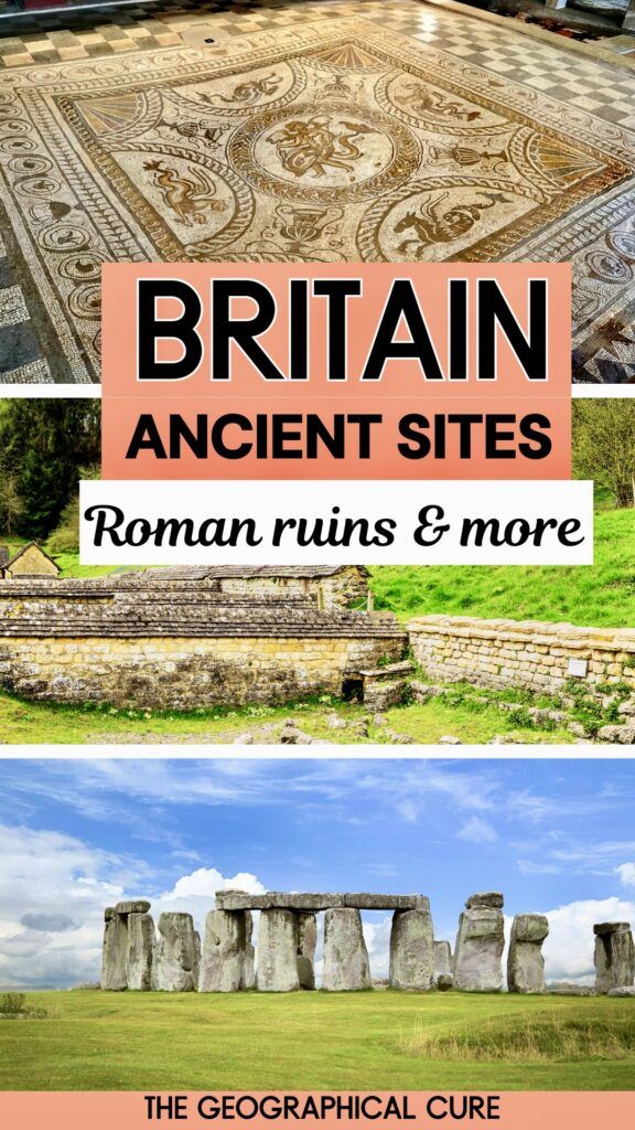 Pinterest pin graphic for guide to ancient sites in Britain