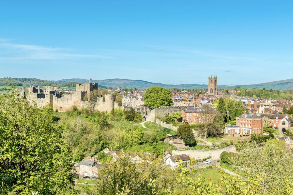 Ludlow Castle and town