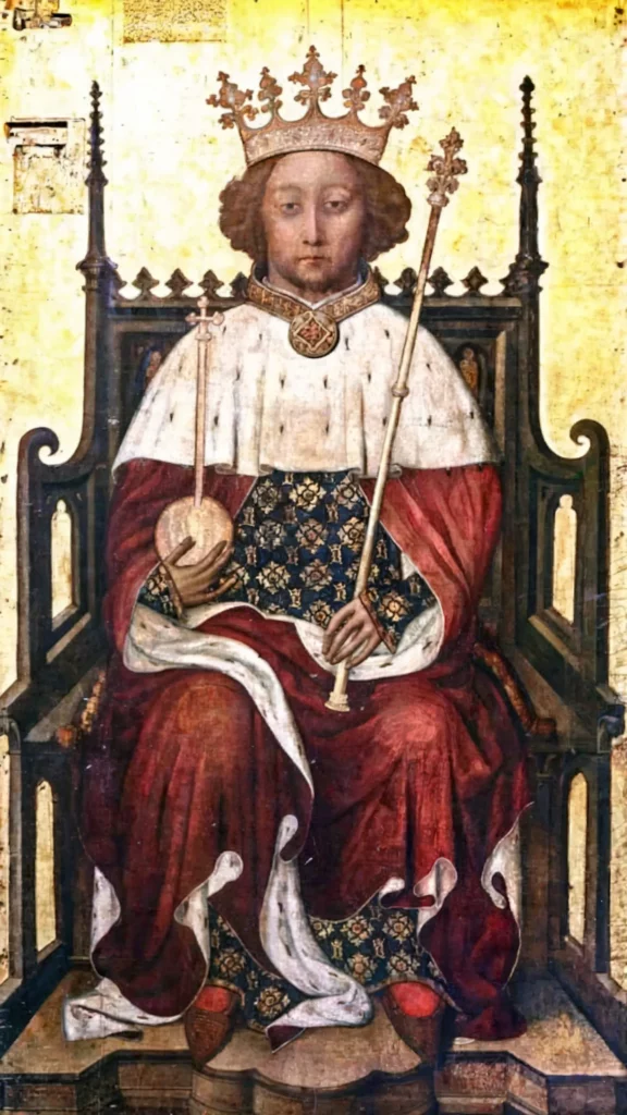 Portrait of Richard II at Westminster Abbey