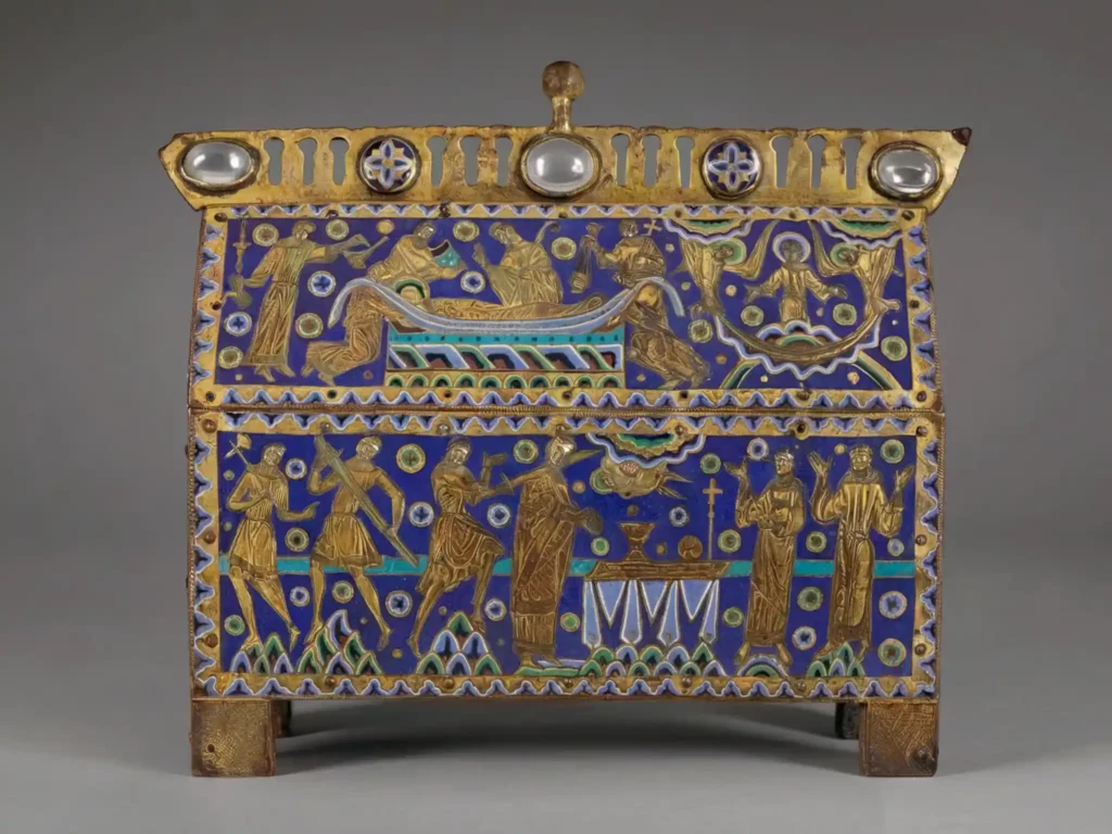 Limoges casket at V&A