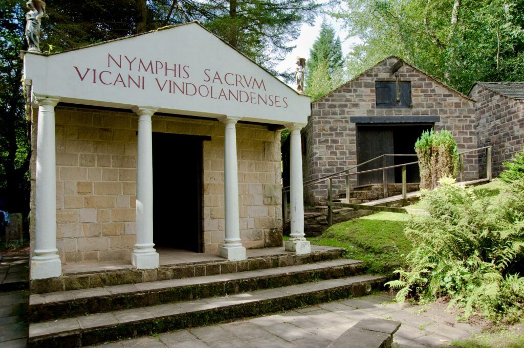 recreated Roman temple