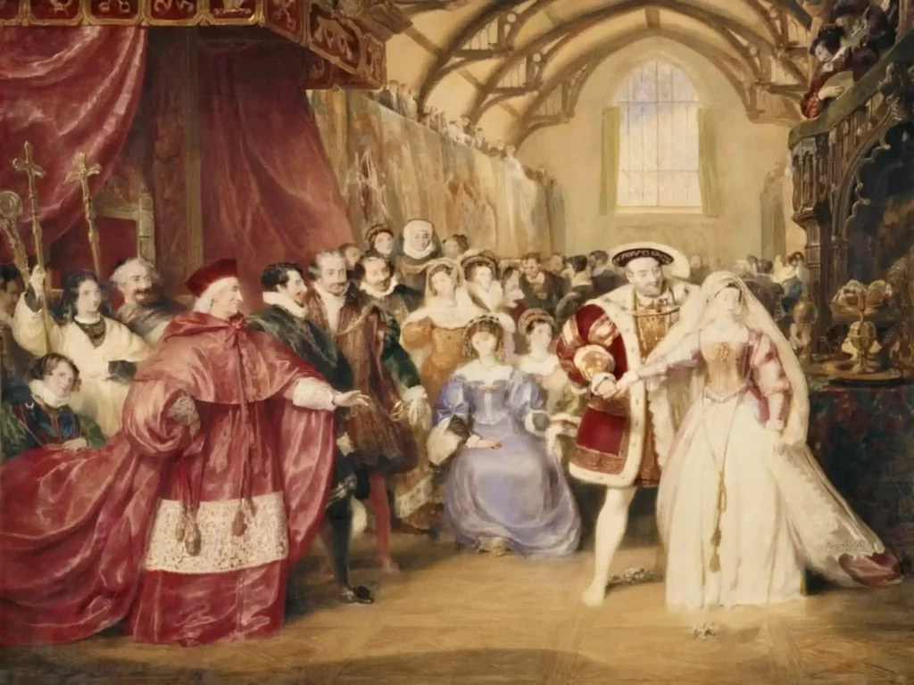 Anne and Henry at Hampton Court