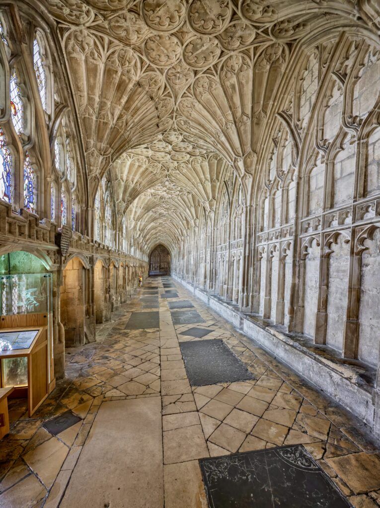 cloisters, south corridor