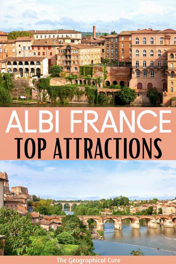 pin for top attractions in Albi France